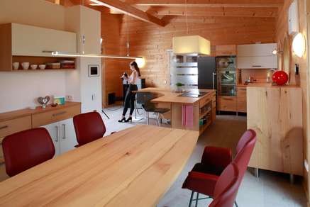 Kompletteinrichtung im Blockhaus 
