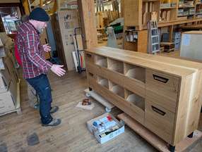 BEwunderung für Schallplattenschrank 