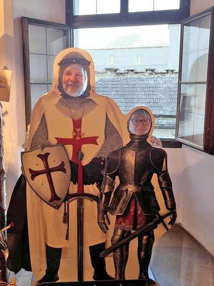 Ute und herwig Danzer auf der Festung Hohensalzburg  Ute und herwig Danzer auf der Festung Hohensalzburg