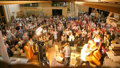 Das größte Konzert in Unterkrumbach mit über 300 Besuchern 