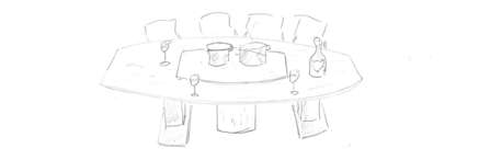 Der erste Konferenz- und Kochtisch Der erste Konferenz- und Kochtisch