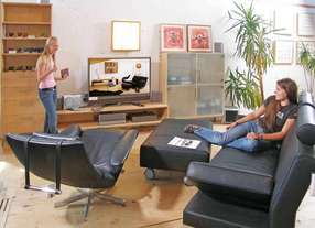 Hifi-und TV-Möbel aus Ahorn