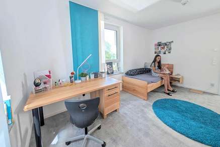 Selinas Zimmer im Jugendhilfezentrum Schnaittach 