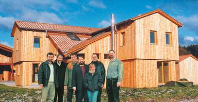 Die Jungs vom Initiativkreis Holz aus der Frankenalb 