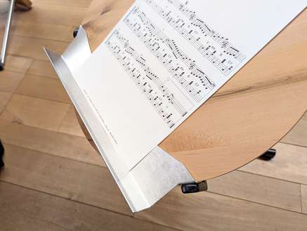 Notenhalter für den Snare Couchtisch Notenhalter für den Snare Couchtisch