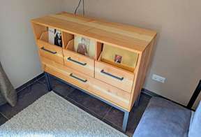 Schallplattenschrank Industrial Style Schallplattenschrank Industrial Style